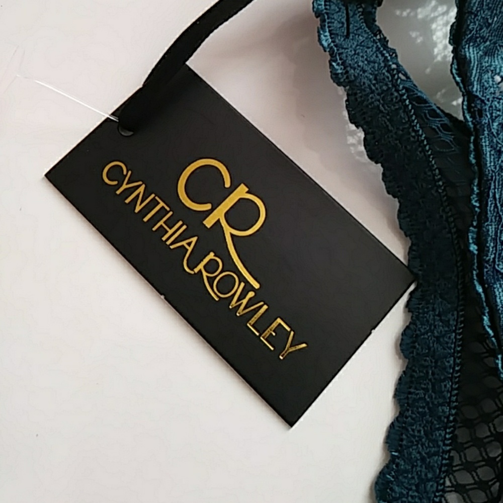 Cynthia Rowley Lace Duchess Bralette Small - Picture 4 of 6